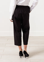 Load image into Gallery viewer, Wide Cropped Trouser in Black