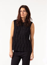 Charger l&#39;image dans la galerie, Zip Back Circle Blouse in Black
